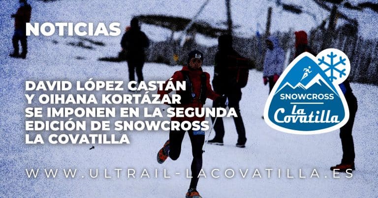 David López Castán y Ohiana Kortazar se imponen en el SnowCross La Covatilla